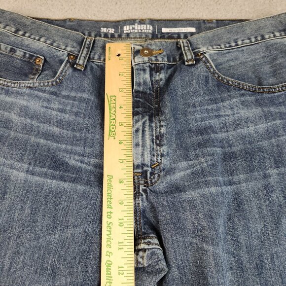 Mens 38x32 Blue Urban Pipeline Jeans Regular Fit Relaxed Leg Y2K Denim Pants - Picture 4 of 11